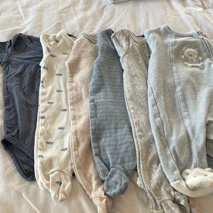 Cozy Kids Assorted Color Onesies